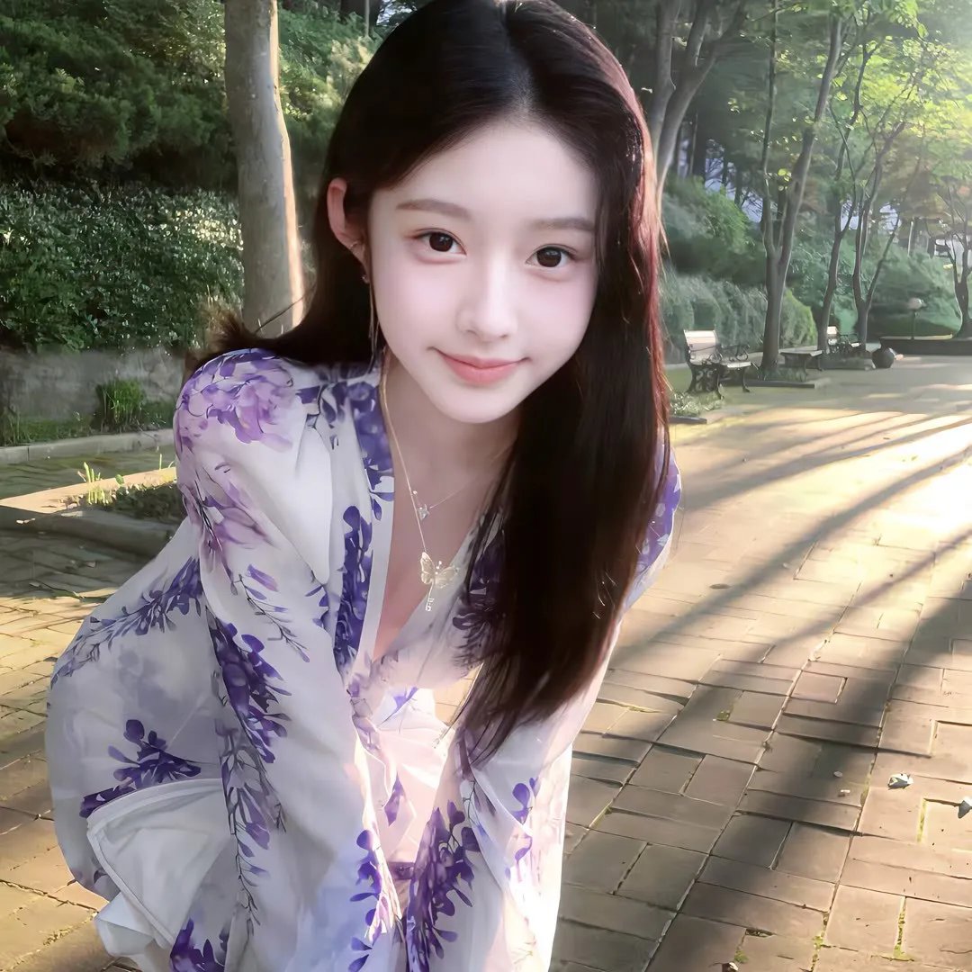 湖边散步